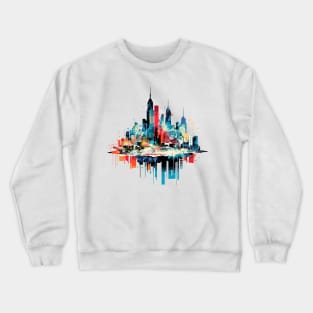 City Skylines Urbain World Fun Life Modern Challenge Crewneck Sweatshirt